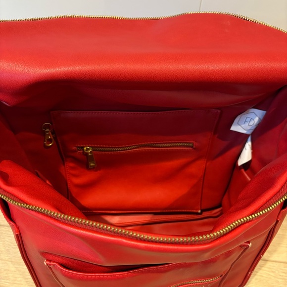 Fawn Design The Original Diaper Bag Limited Edition Poppy Red - Picture 11 of 14
